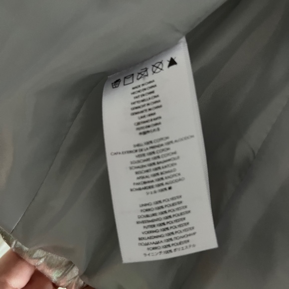 Michael Kors Silver Puffer Vest - Picture 6 of 16